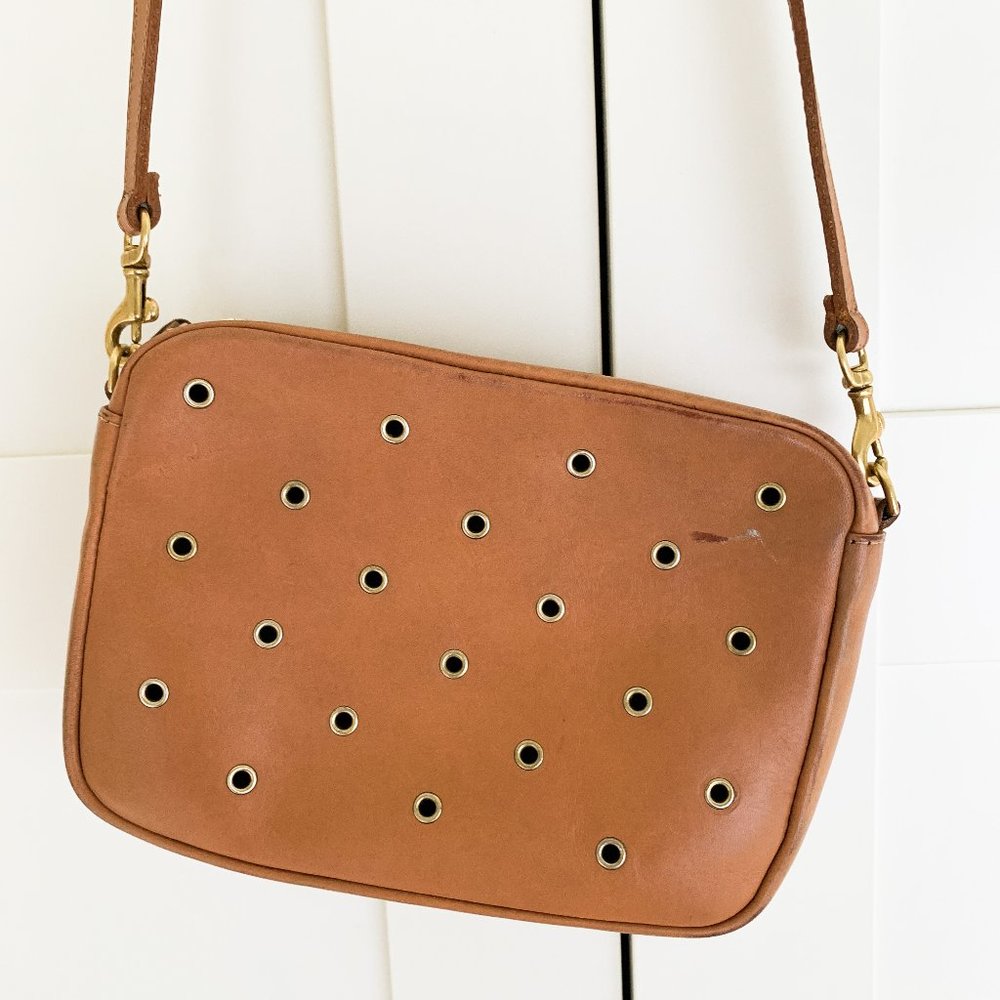 Clare V. Midi Sac Cuoio with Grommets Rare!